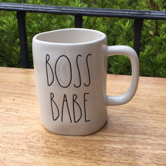 rae dunn boss mug